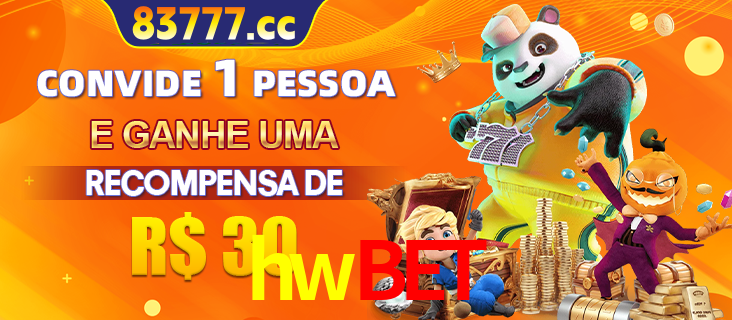 Banner institucional da hwbet sobre parceria de marcas e criação de uma marca de excelência, apresentando os mascotes de jogos populares como o Fortune Tiger.